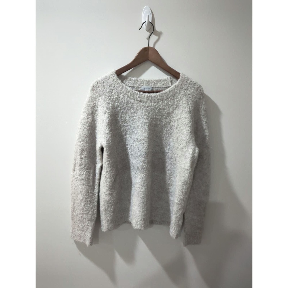 JIGSAW Gray Wool Alpaca Blend Crewneck Sweater
